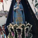 ...una "riparatrice" statua in legno della Madonna Immacolata (foto di Associazione Marinai Santo Spirito)